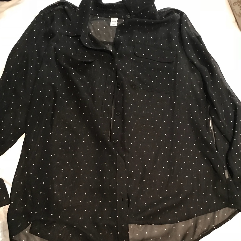 Polka dot blouse